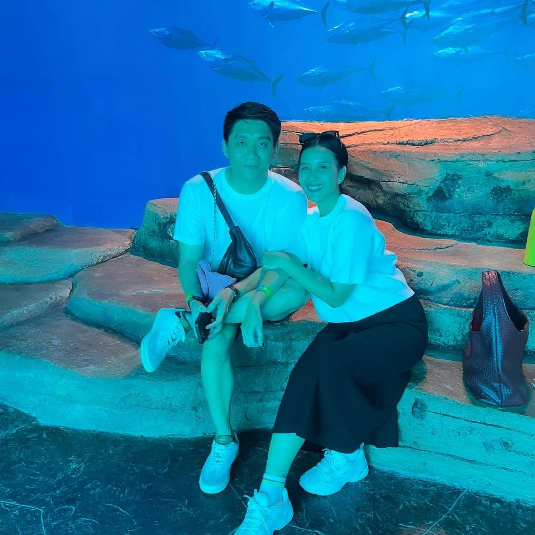 keluarga Cynthia Wijaya dan Riedhan ke Bali safari