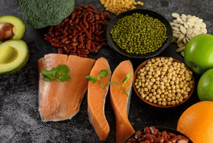 Ilustrasi makanan sehat