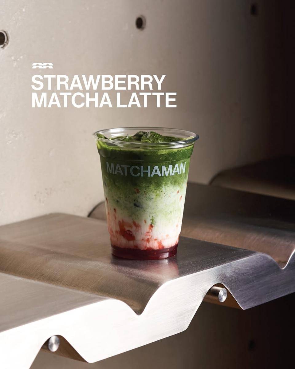 Strawberry Matcha Latte