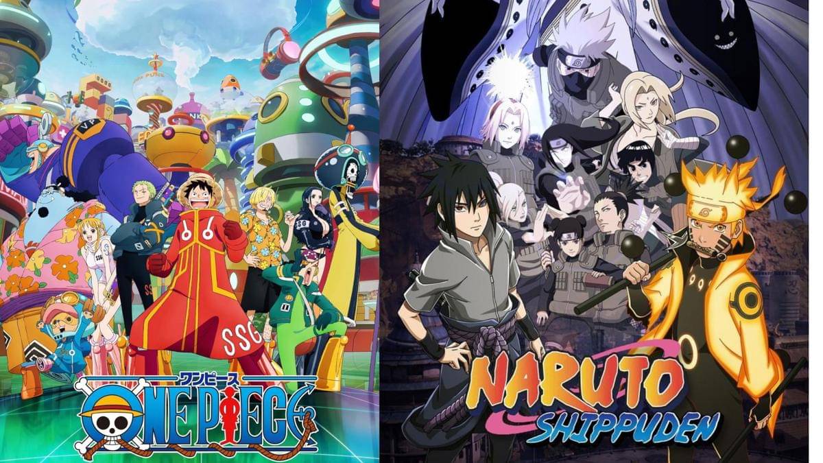 One Piece vs Naruto (Dok. Toei Animation/One Piece, Pierrot Studio/Naruto: Shippuden)