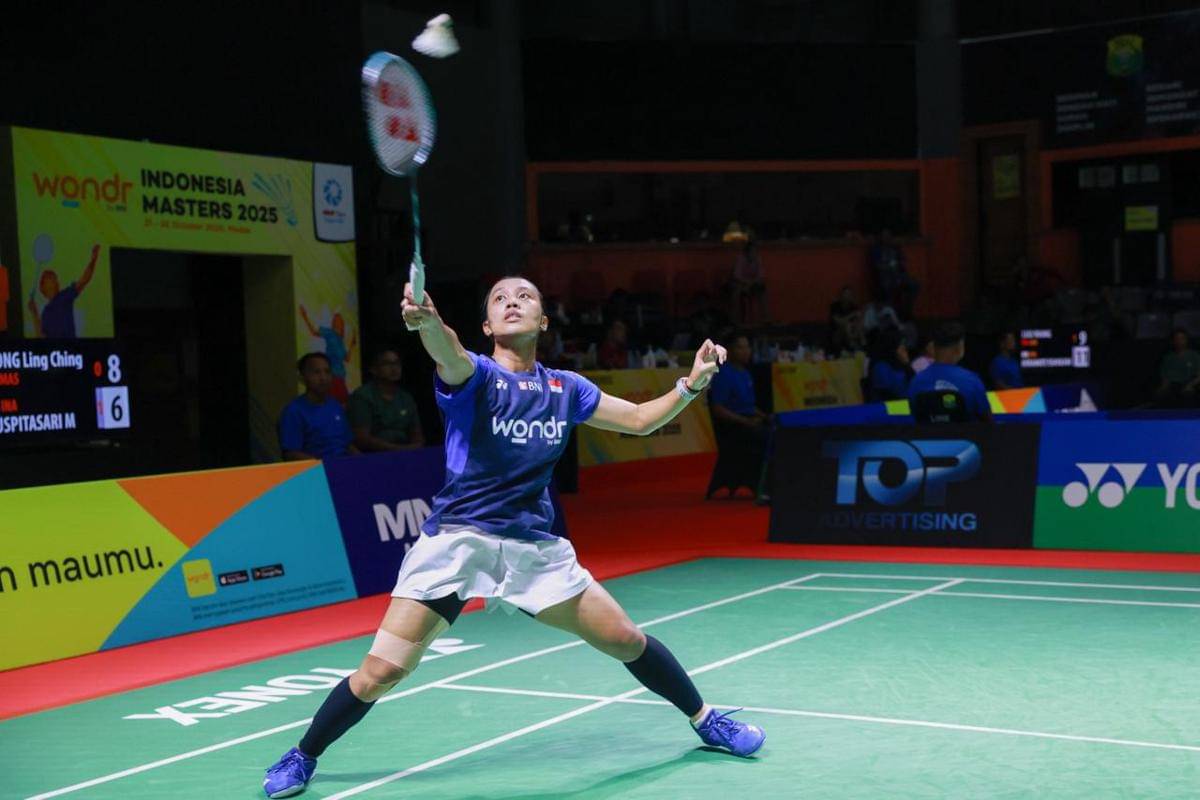 IMG-20251024-WA0137.jpgMutiara, satu-satunya tunggal putri Indonesia di semi final Indonesia Masters 2025 di GOR PBSI Sumut (dok.PBSI)