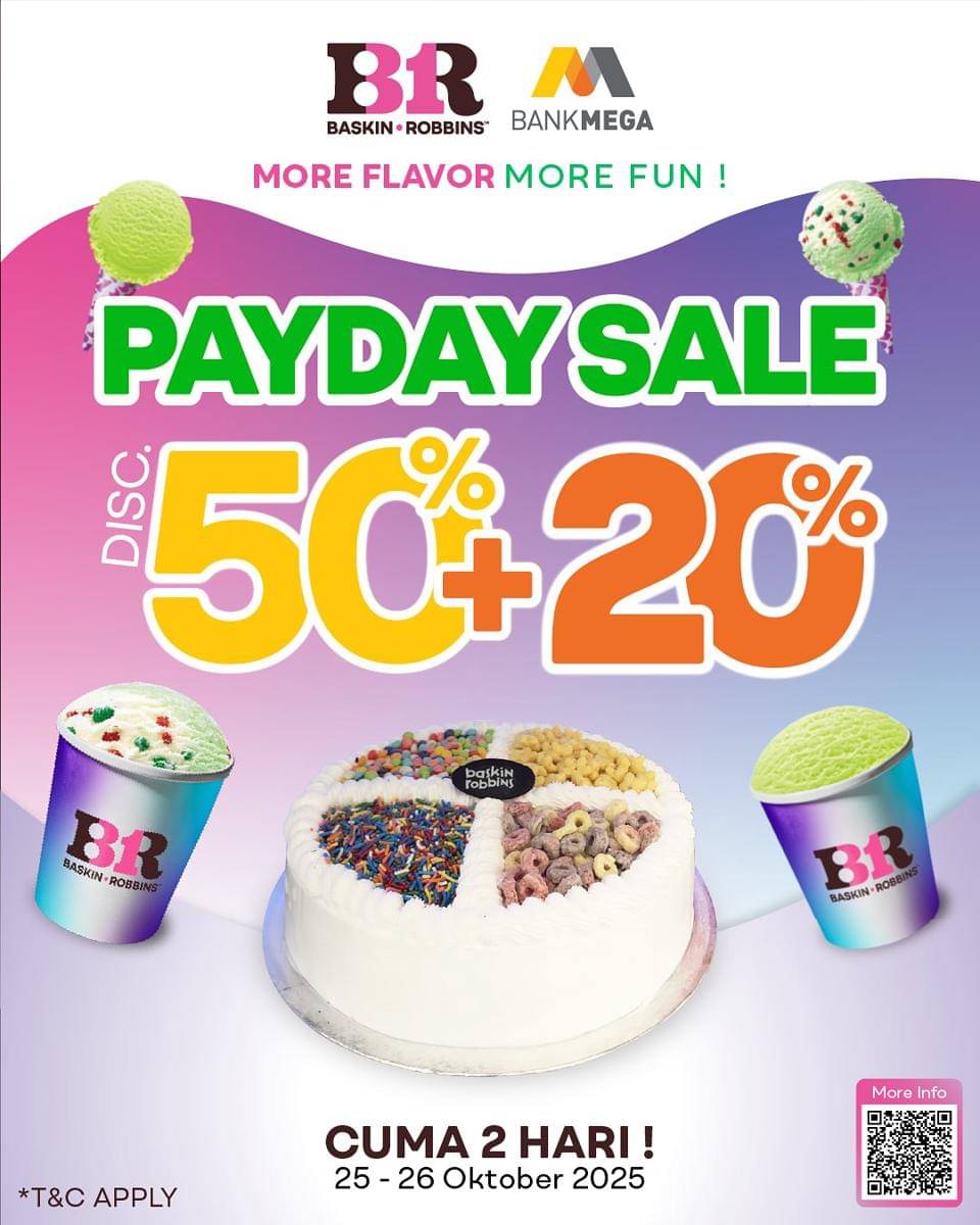 Promo gajian Baskin Robbins Oktober 2025 