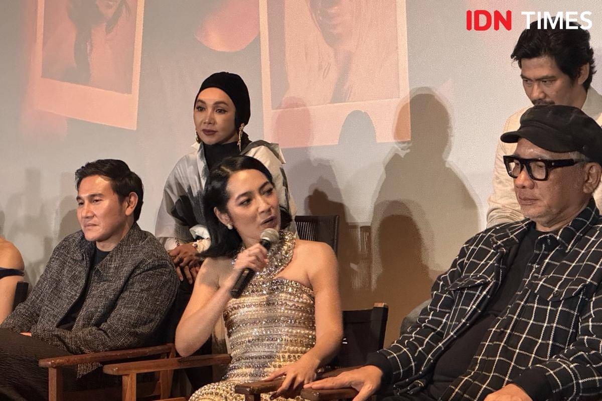 potret para pemain dan tim produksi Shutter pada Jumat (24/10/2025)