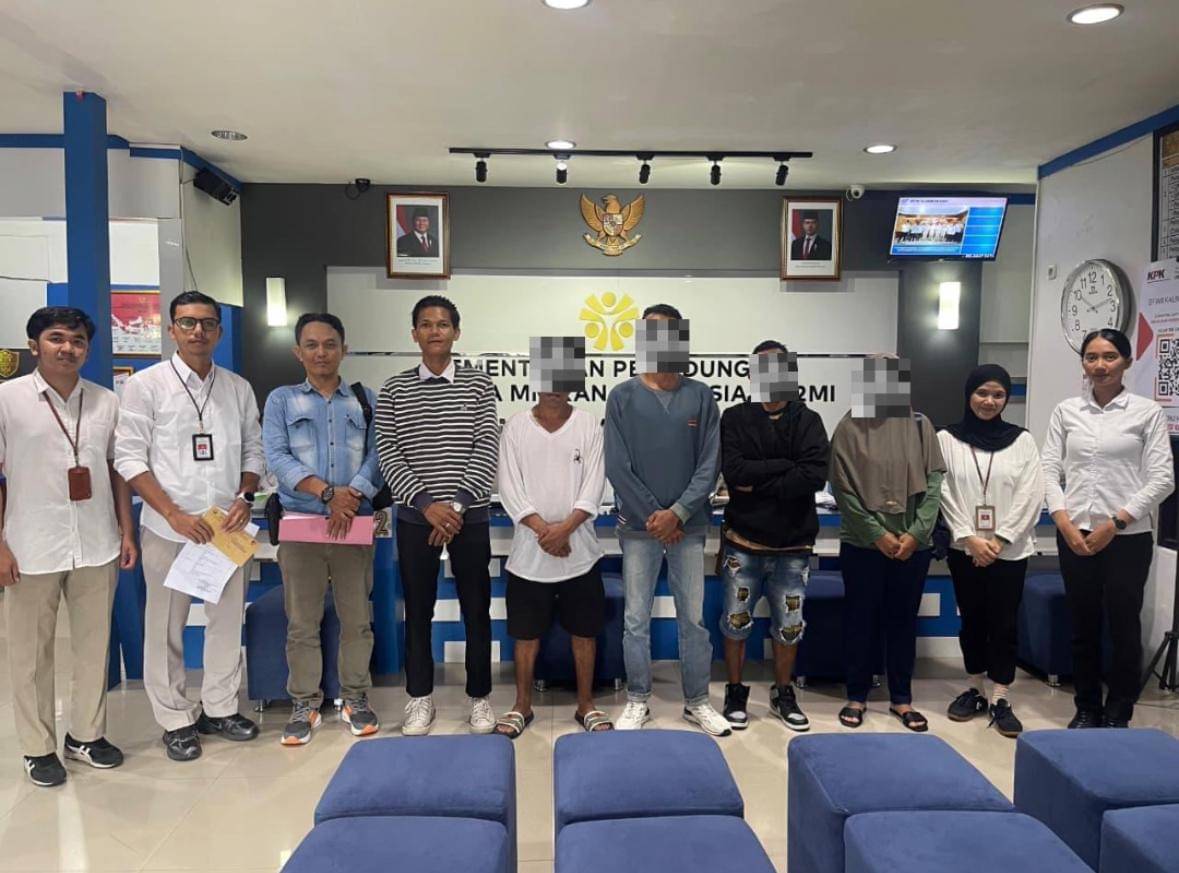 BP3MI Kalbar fasilitasi pemulangan Calon PMI ilegal ke daerah asal. 