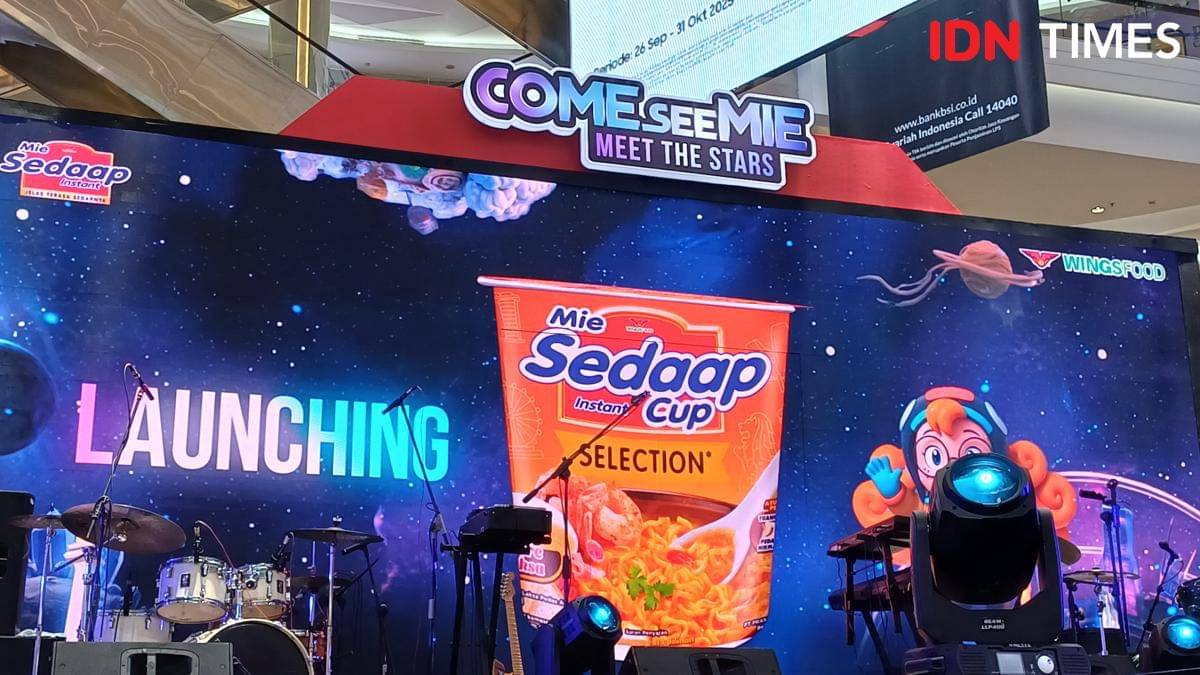 Potret Mie Sedaap Cup terbaru, Come See Mie, Kota Kasablanka, Jakarta Selatan