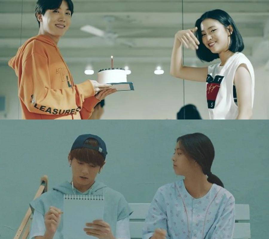 Ryujin dan Yuna ITZY di Highlight Reel BTS (youtube.com/HYBE Labels)