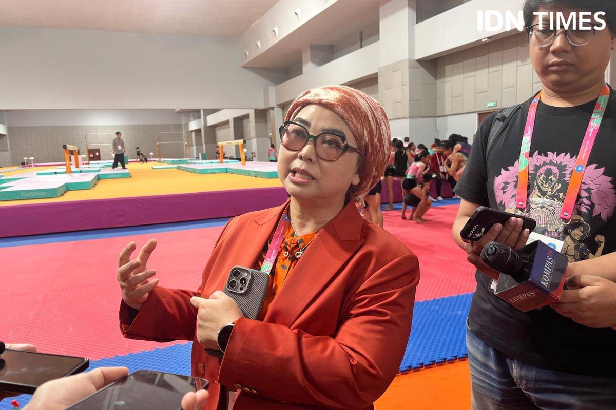 Ketua Umum Gimnastik Indonesia, Ita Yuliati (IDN Times/Margith Damanik)