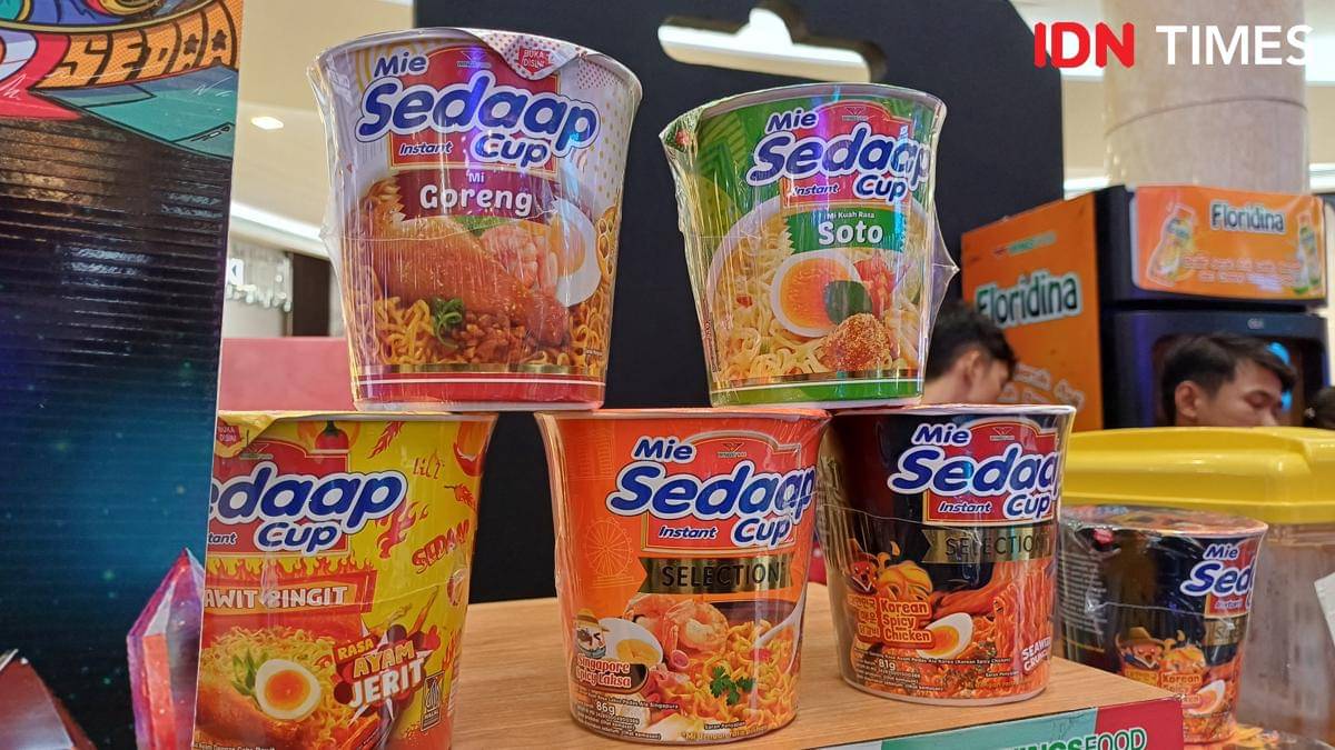 Potret varian Mie Sedaap Cup, Come See Mie, Kota Kasablanka, Jakarta Selatan