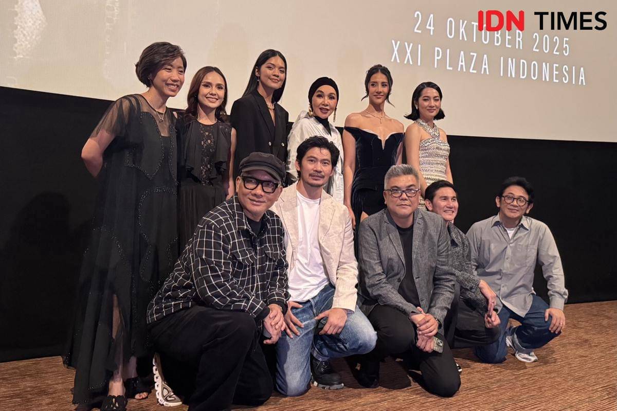potret para pemain dan tim produksi Shutter pada Jumat (24/10/2025)