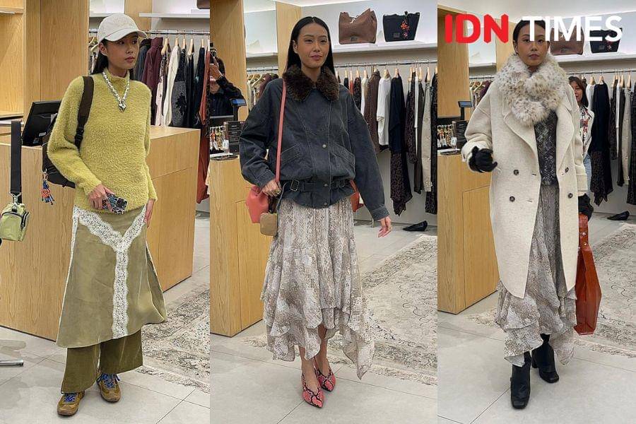 Fashion presentation koleksi Fall/Winter 2025 BIMBA Y LOLA pada Kamis (23/10/2025) di store BIMBA Y LOLA Grand Indonesia West Mall, Jakarta Pusat