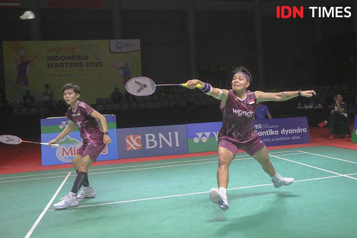 Pasangan Ganda Putri Indonesia Apriyani/Siti Fadia (IDN Times/Arifin Al Alamudi).JPG