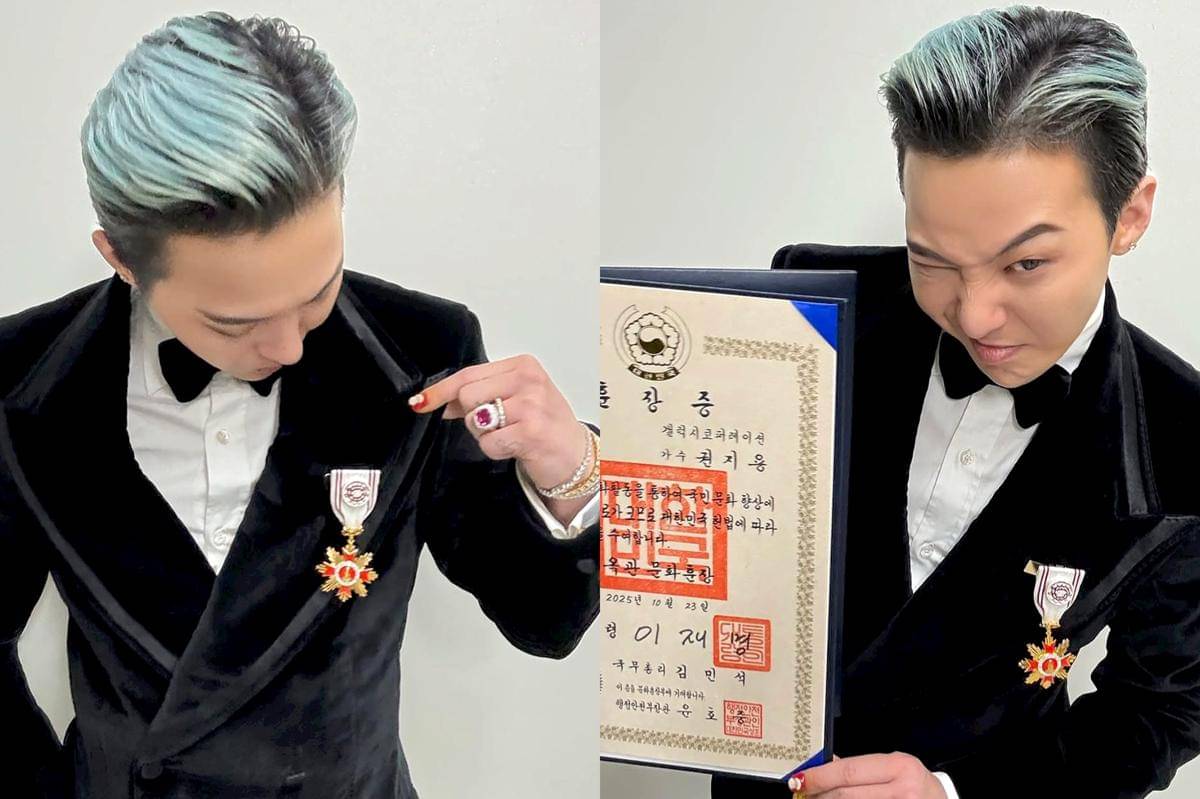 potret G-Dragon di Korea Populer Culture and Arts Awards 2025