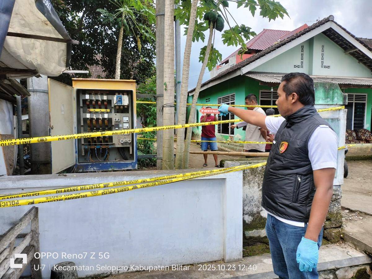 Polisi lakukan olah TKP di lokasi kejadian. IDN Times/ istimewa