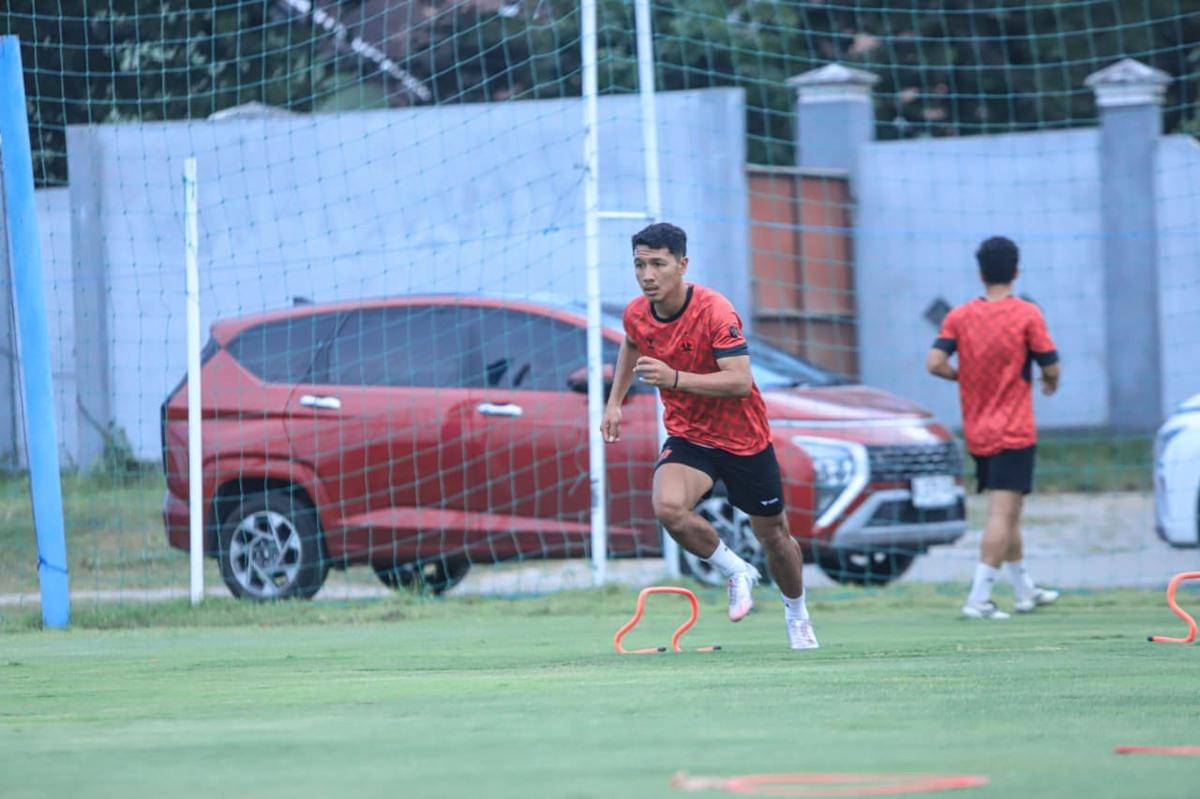 Pemain Persik Kediri saat melakukan latihan. IDN Times/istimewa