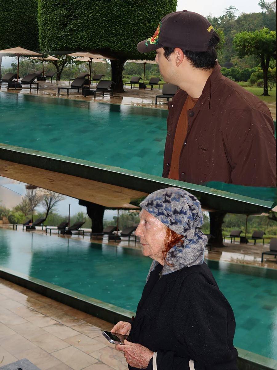 keluarga Luna Maya ke Candi Borobudur