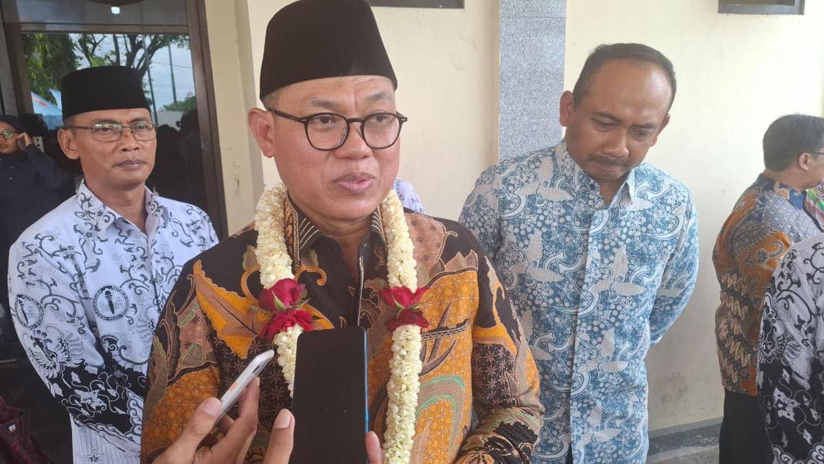 Dr. Mariman Darto, Staf Ahli Bidang Manajemen Talenta Kemendikdasmen, saat ditemui usai Sarasehan Pendidikan di Gedung PGRI Kabupaten Ngawi. IDN Times/Riyanto.