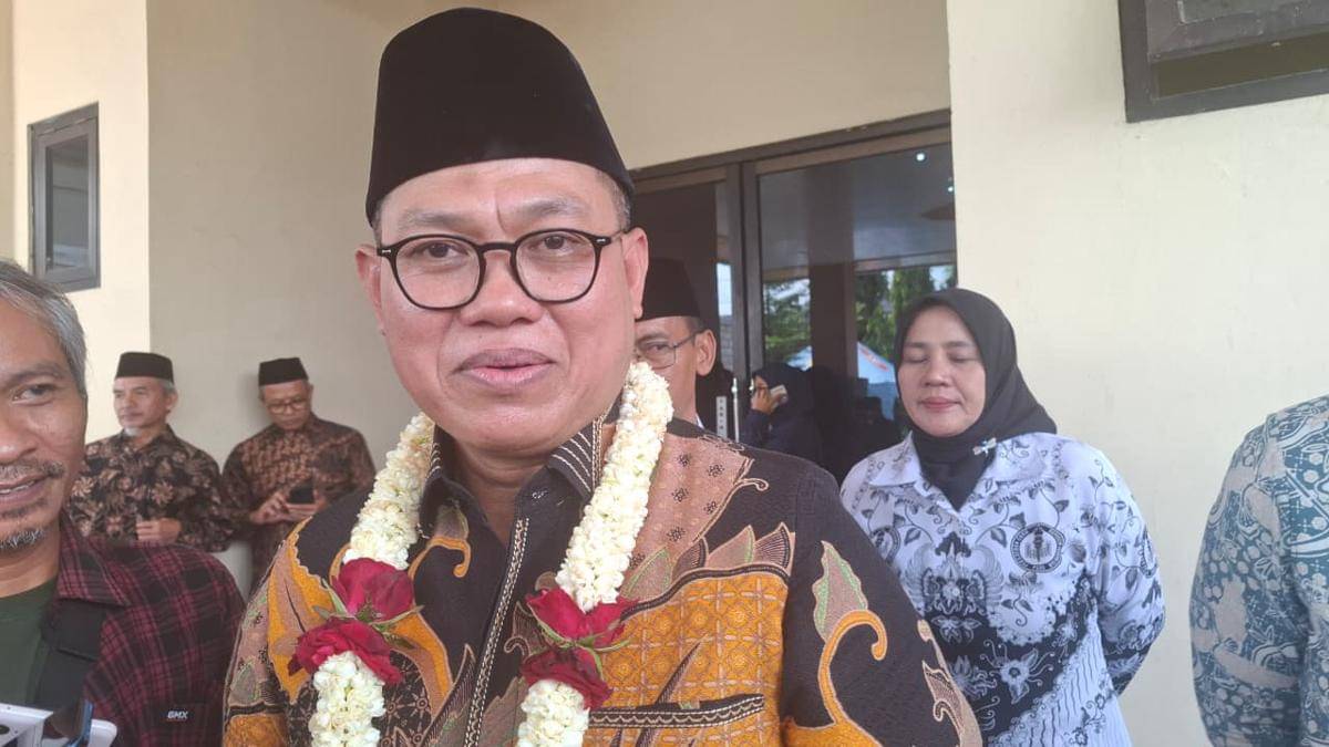 Dr. Mariman Darto, Staf Ahli Bidang Manajemen Talenta Kemendikdasmen, saat ditemui usai Sarasehan Pendidikan di Gedung PGRI Kabupaten Ngawi. IDN Times/Riyanto.