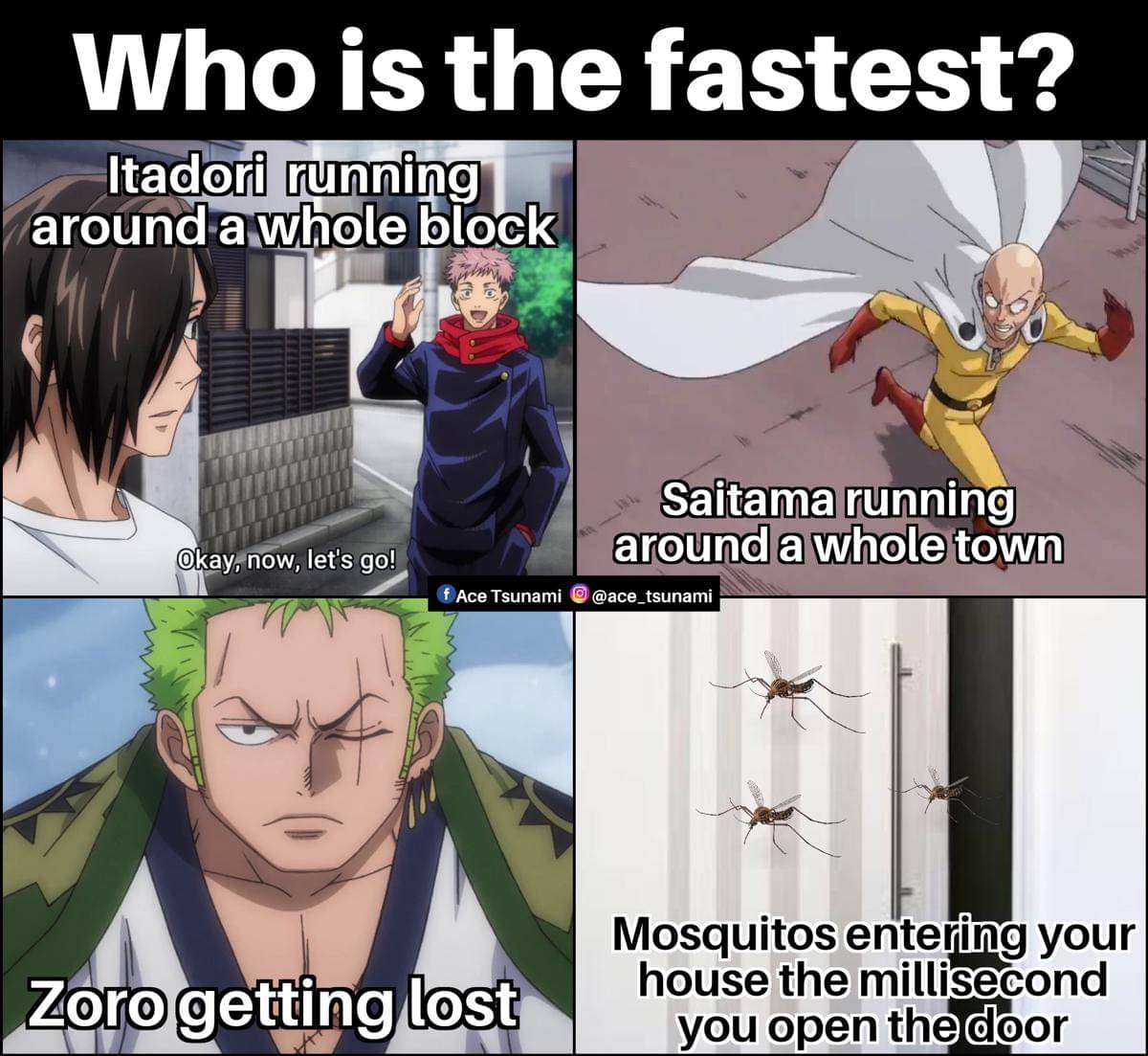 meme anime tentang nyamuk