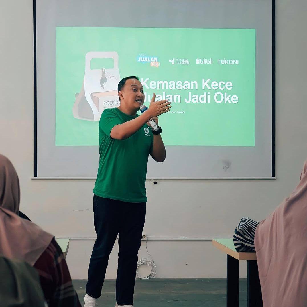 Eri Kuncoro sharing session tentang Yuk Tukoni.