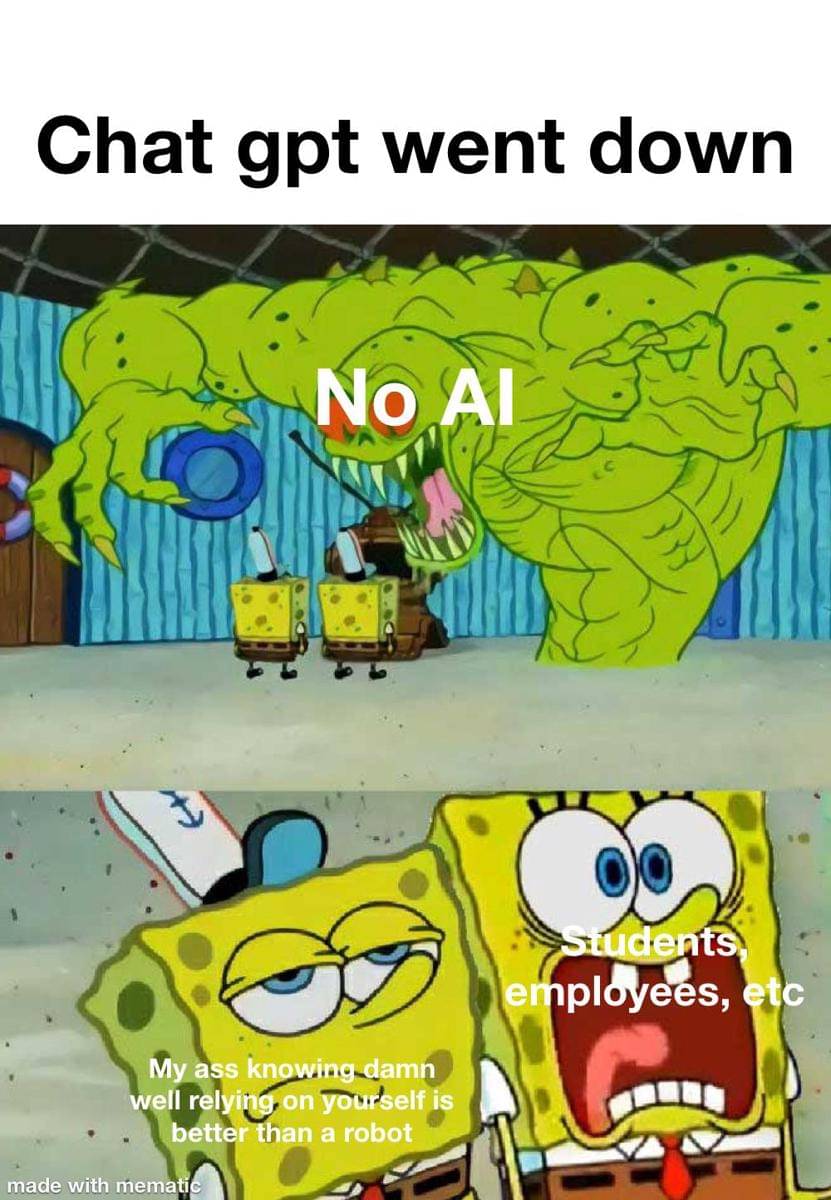 meme kartun tentang AI