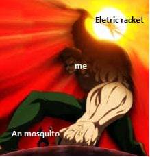 meme anime tentang nyamuk
