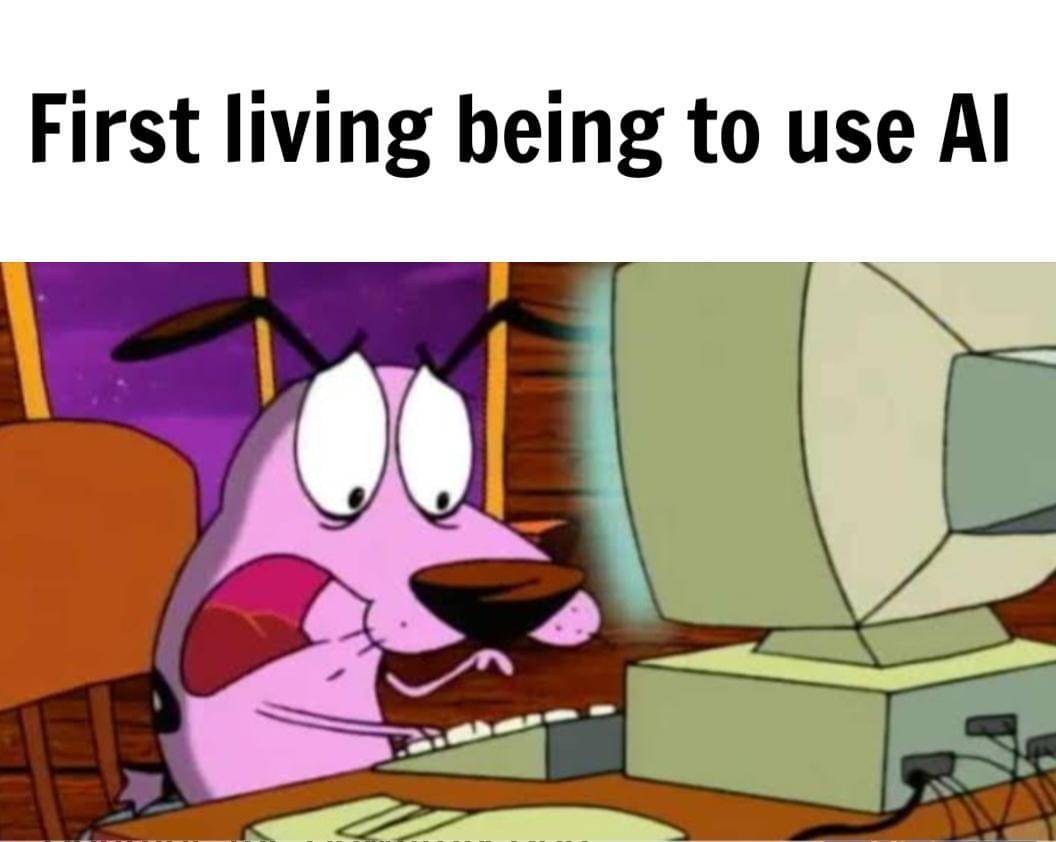 meme kartun tentang AI