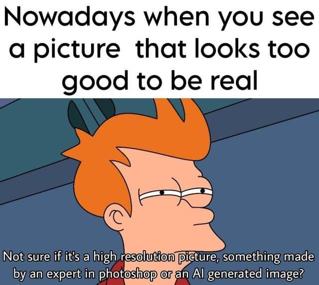 meme kartun tentang AI