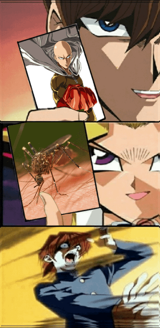 meme anime tentang nyamuk