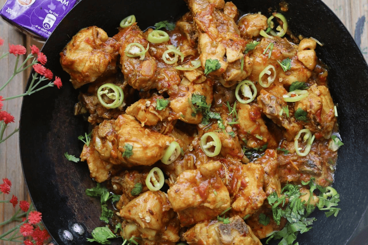 ilustrasi garlic butter chicken butter