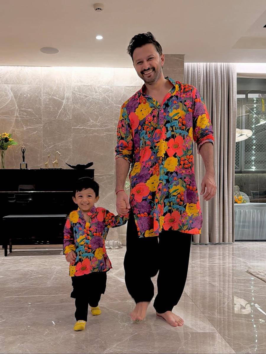 Vatsal Sheth dan putranya
