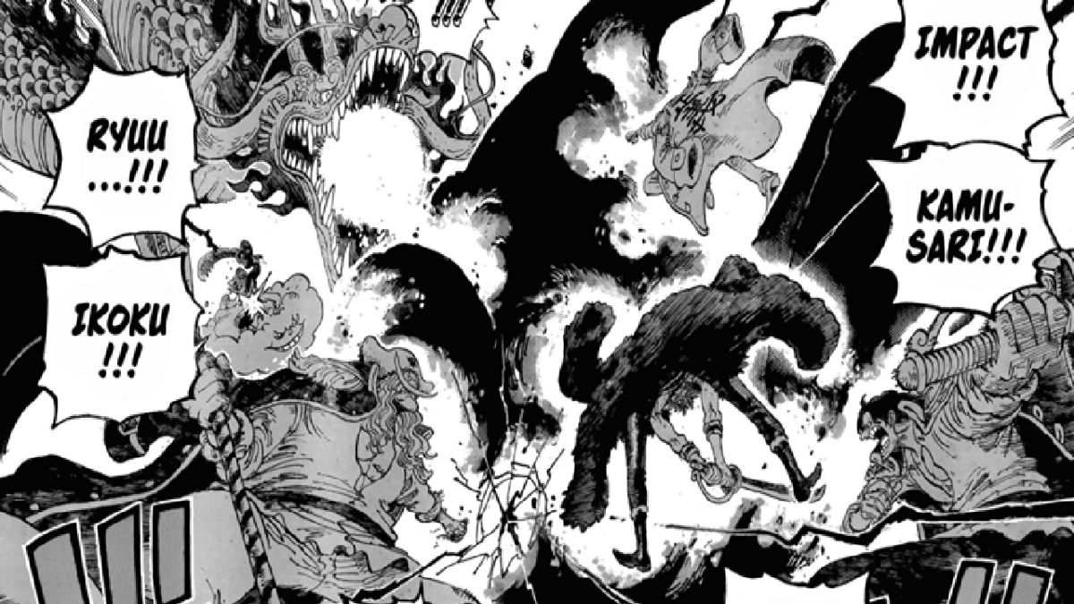 Rocks, Roger, dan Garp bekerja sama melawan Imu