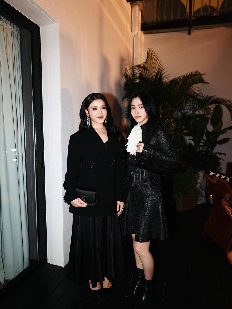 Potret Tiara Andini bertemu Ryujin ITZY di acara Ralph Lauren