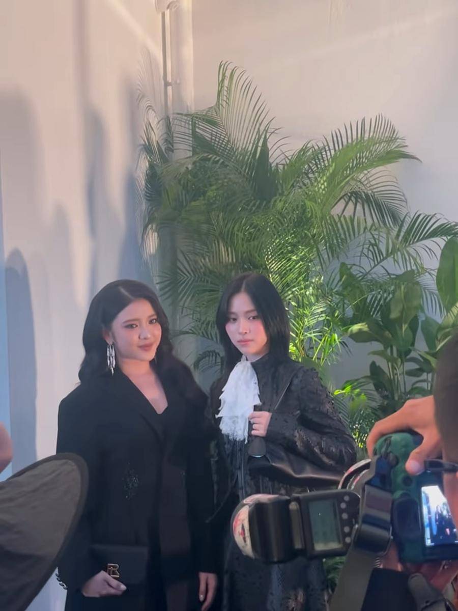 Potret Tiara Andini bertemu Ryujin ITZY di acara Ralph Lauren