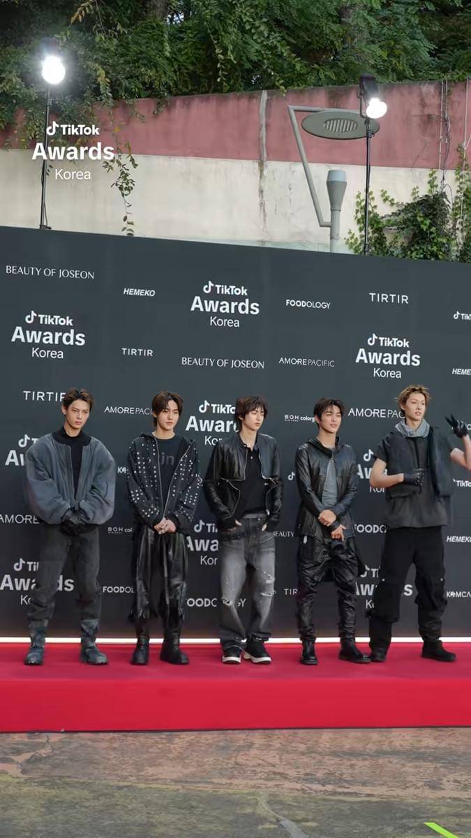 CORTIS di red carpet Tik Tok Awards 2025 (tiktok.com/@tiktok_kr)