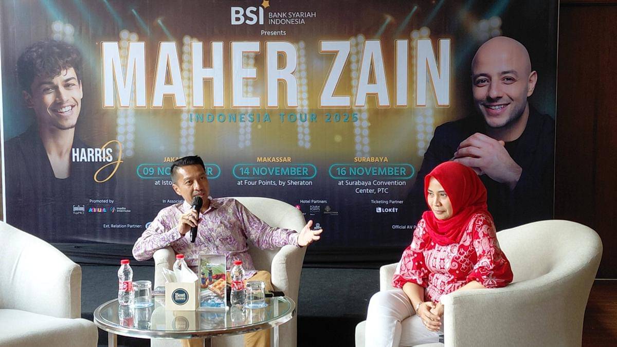 Maher Zain akan tampil pada konser di Makassar pada 14 November 2025. (IDN Times/Aan Pranata)