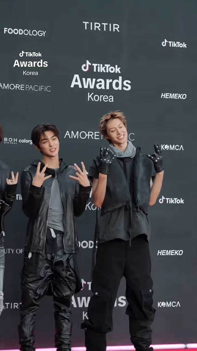 CORTIS di red carpet Tik Tok Awards 2025 (tiktok.com/@tiktok_kr)