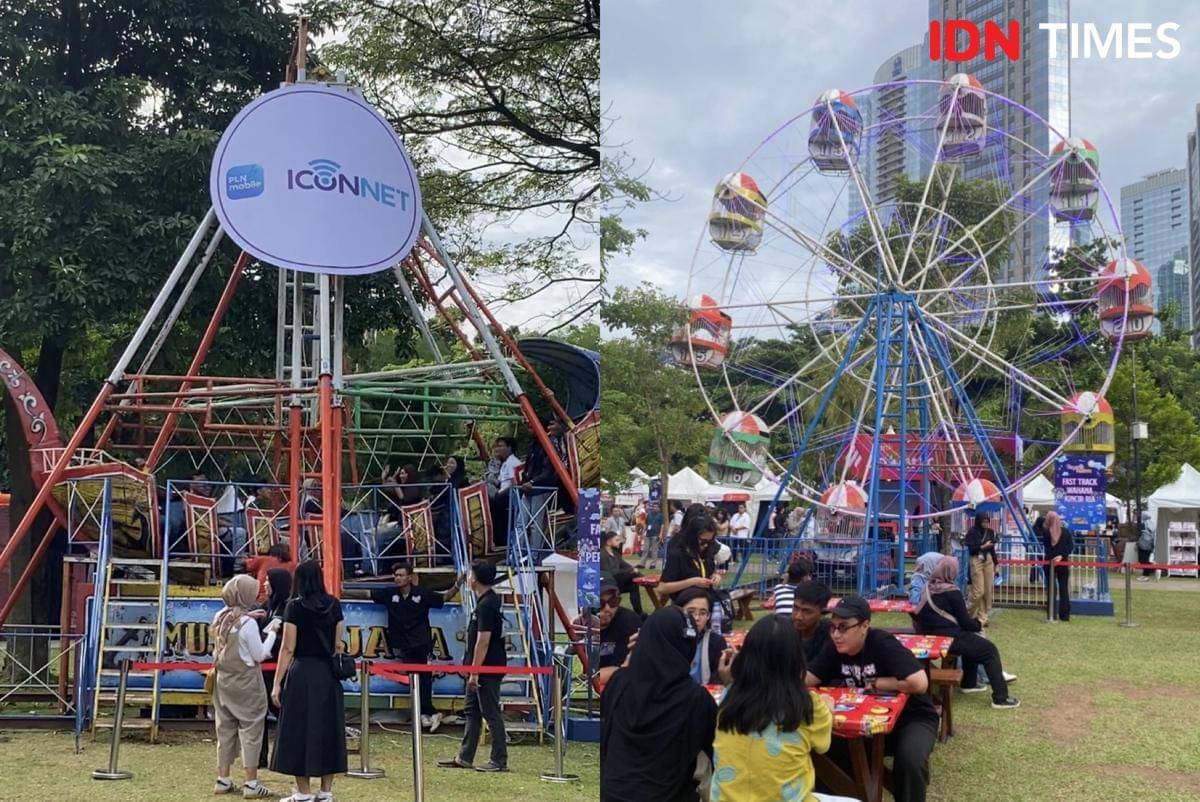 potret suasana Pasar Malem, Hutan Kota GBK, Jakarta, Sabtu (25/10/2025) (dok. IDN Time/Rani Asnurida)