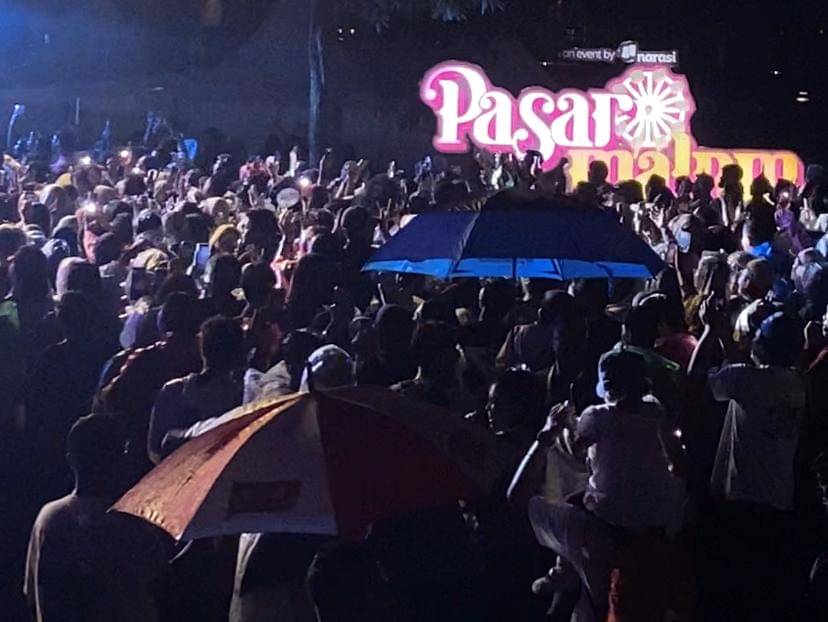 potret suasana di Pasar Malem, Hutan Kota GBK, Jakarta, Sabtu (25/10/2025) (dok. IDN Time/Rani Asnurida)