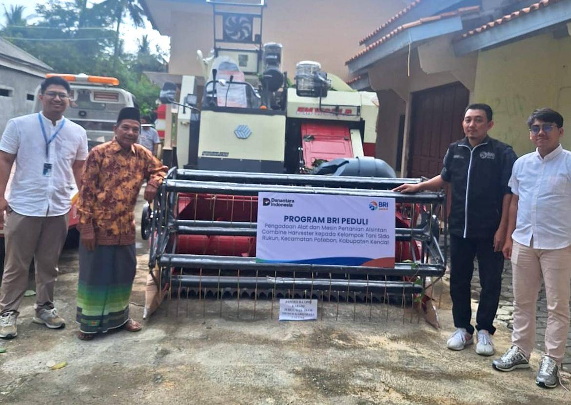 bri, bri kendal, bri peduli, bantuan alat pertanian
