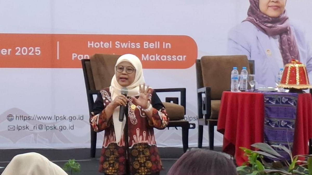 Wakil Ketua LPSK, Sri Suparyanti, Jumat (24/10/2025). IDN Times/Darsil Yahya