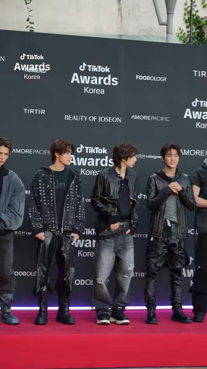 CORTIS di red carpet Tik Tok Awards 2025 (tiktok.com/@tiktok_kr)