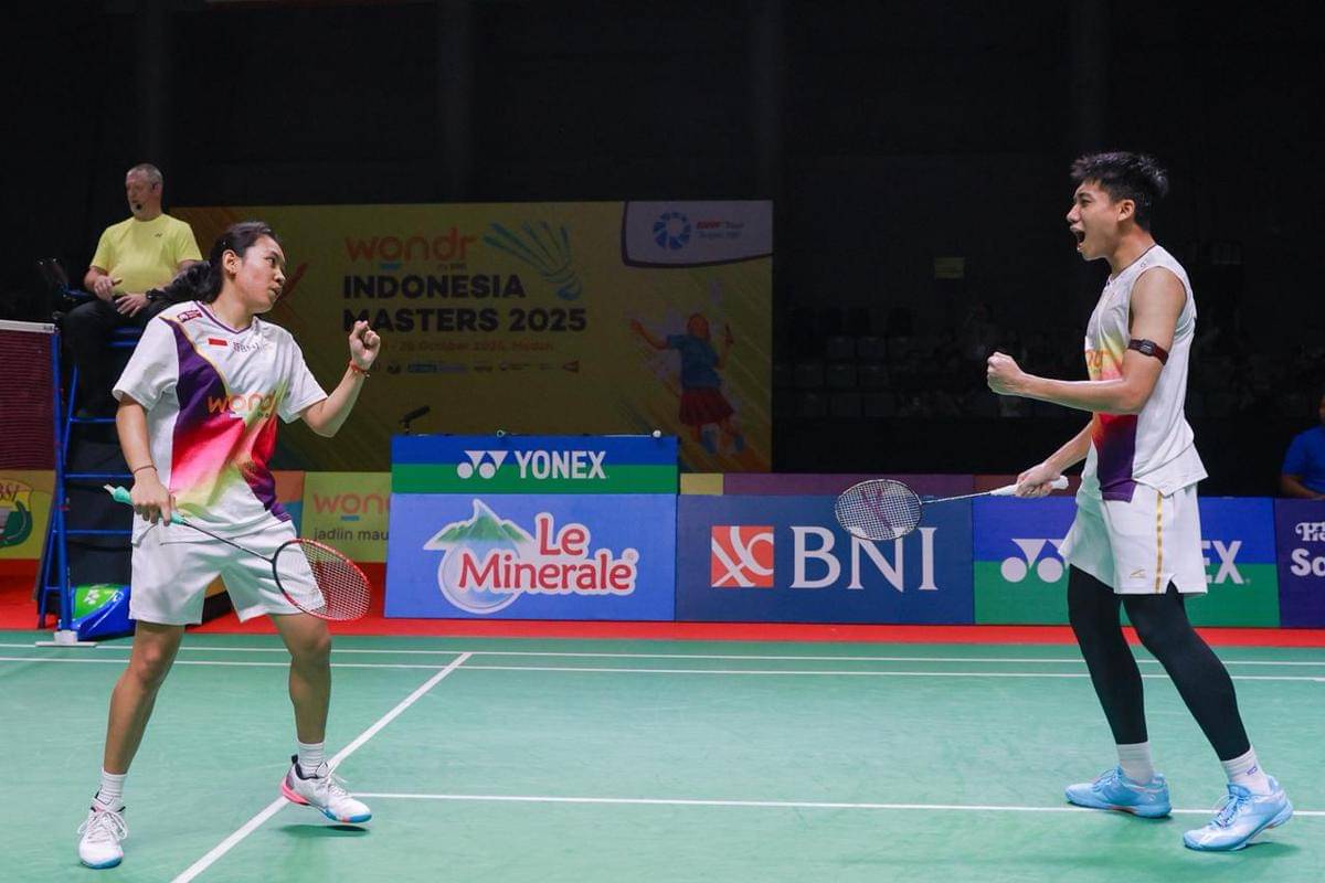 Marwan/Aisyah melaju ke final Indonesia Masters 2025 di Sumut (dok.PBSI)