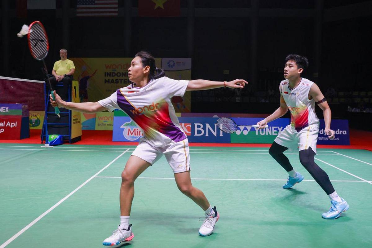 Marwan/Aisyah melaju ke final Indonesia Masters 2025 di Sumut (dok.PBSI)