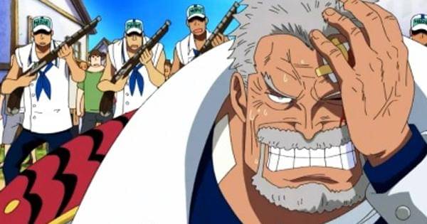 Garp yang dipukuli Dadan - One Piece