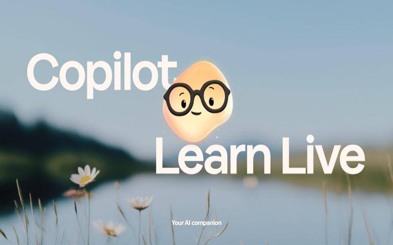 tampilan mode Learn Live Mico sebagai tutor interaktif