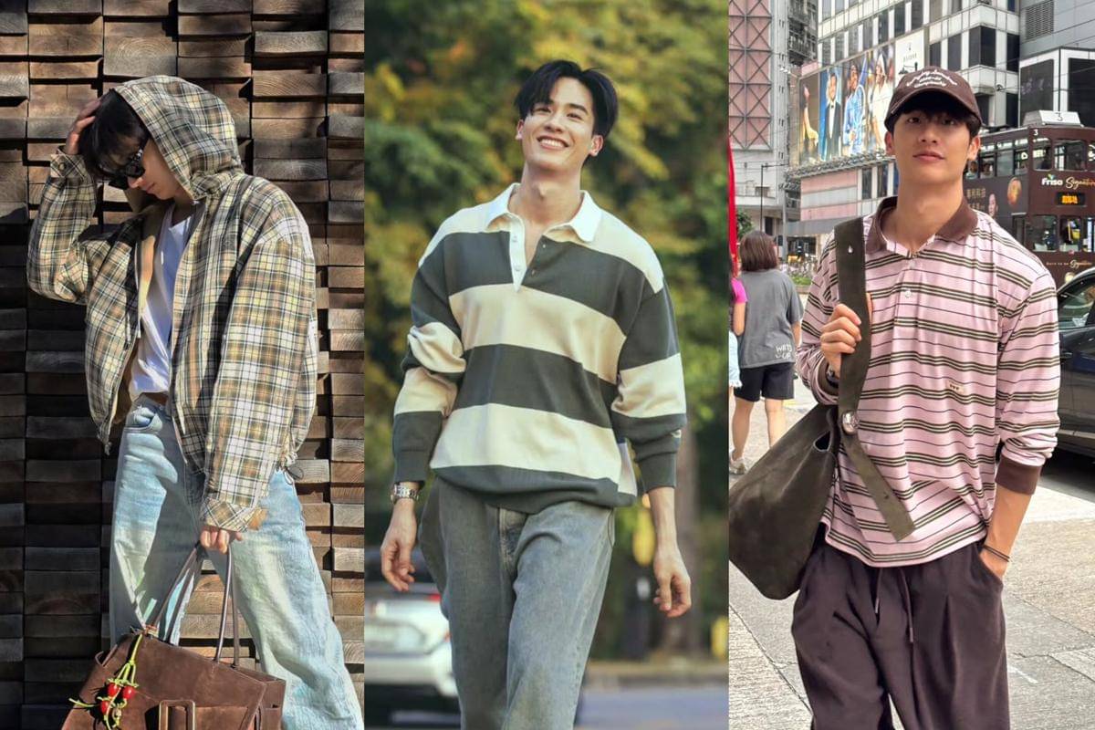 inspirasi outfit Tay Tawan