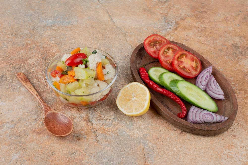 ilustrasi acar sayur