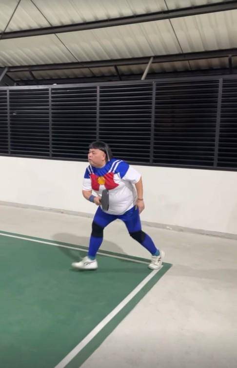 Artis Pickleball Pakai Kostum Halloween (instagram.com/revtiayunatasya)