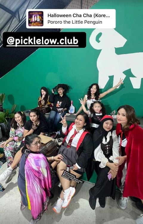 Artis Pickleball Pakai Kostum Halloween (instagram.com/revtiayunatasya)