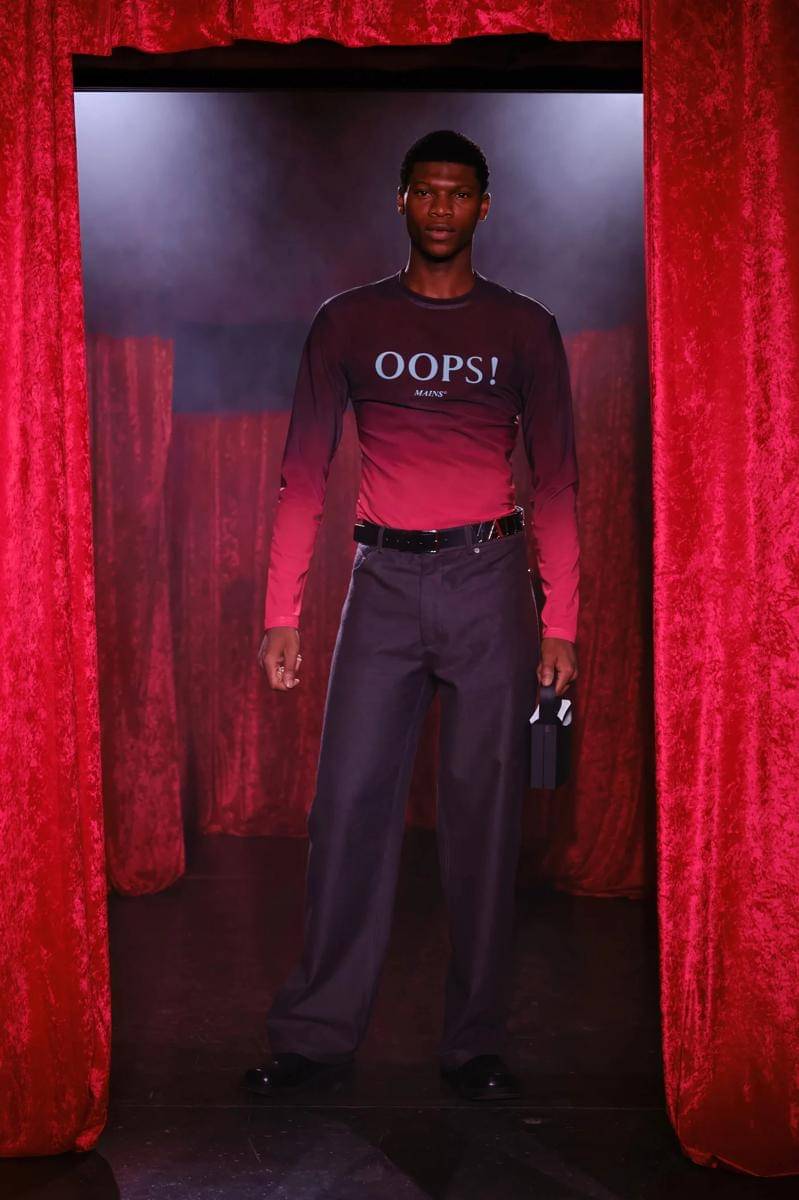 Koleksi MAINS S/S '26 di London Fashion Week